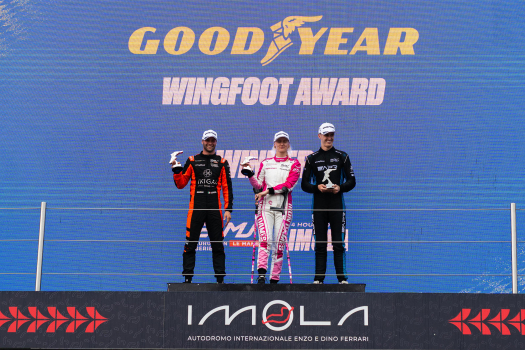 Les vainqueurs des Goodyear Wingfoot Award d'Imola