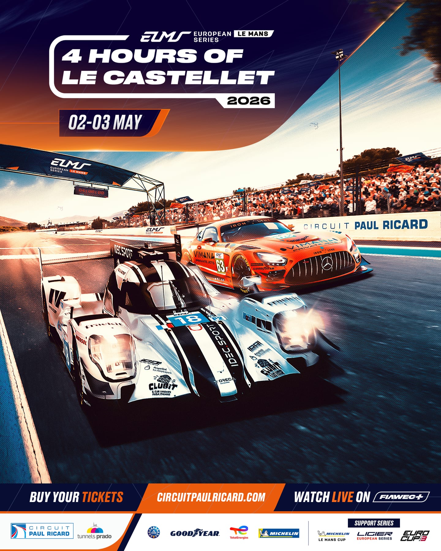 Le Castellet is just around the corner. Round 2 of the #ELMS is one month away! 🙌 The South of Franc