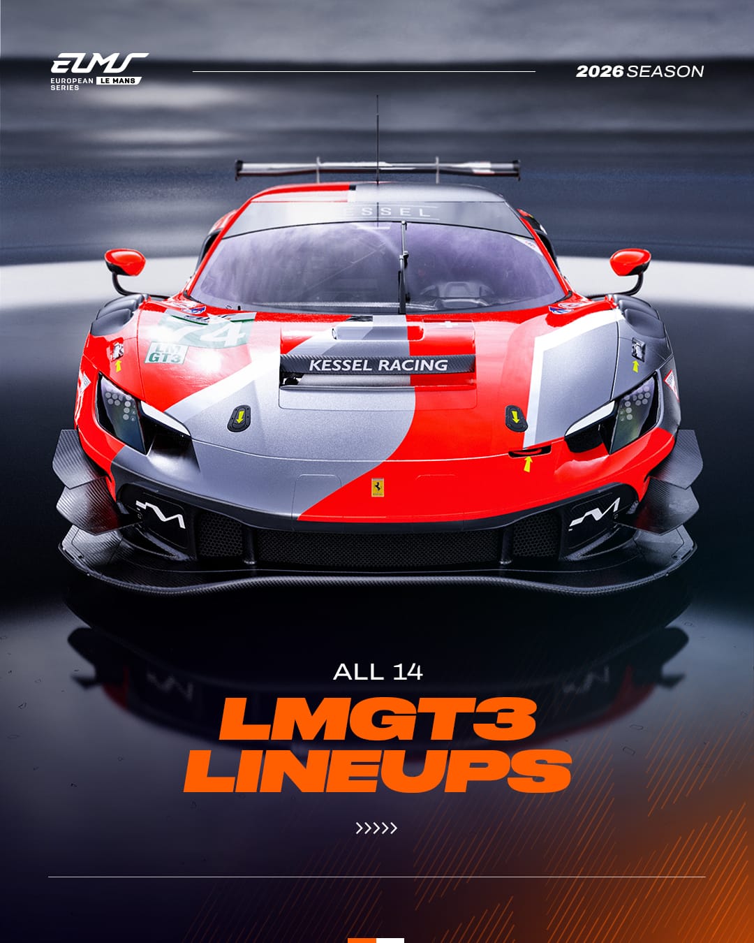 14 cars. 6 manufacturers. One epic LMGT3 season. The #ELMS grid is stacked with Corvette, Ferrari, A