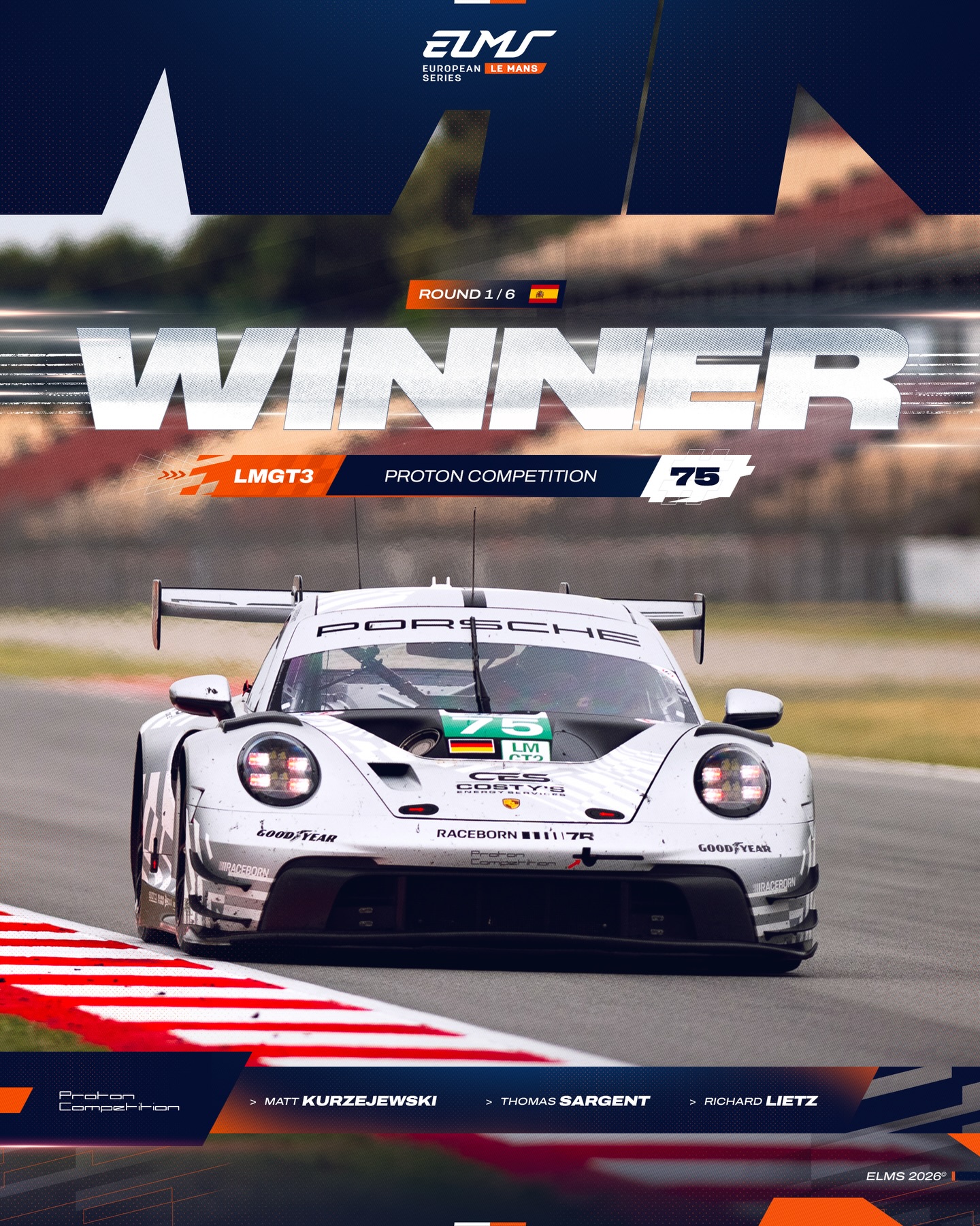 What a way to celebrate the 75 years of Porsche with a special livery. @protoncompetition wins the L