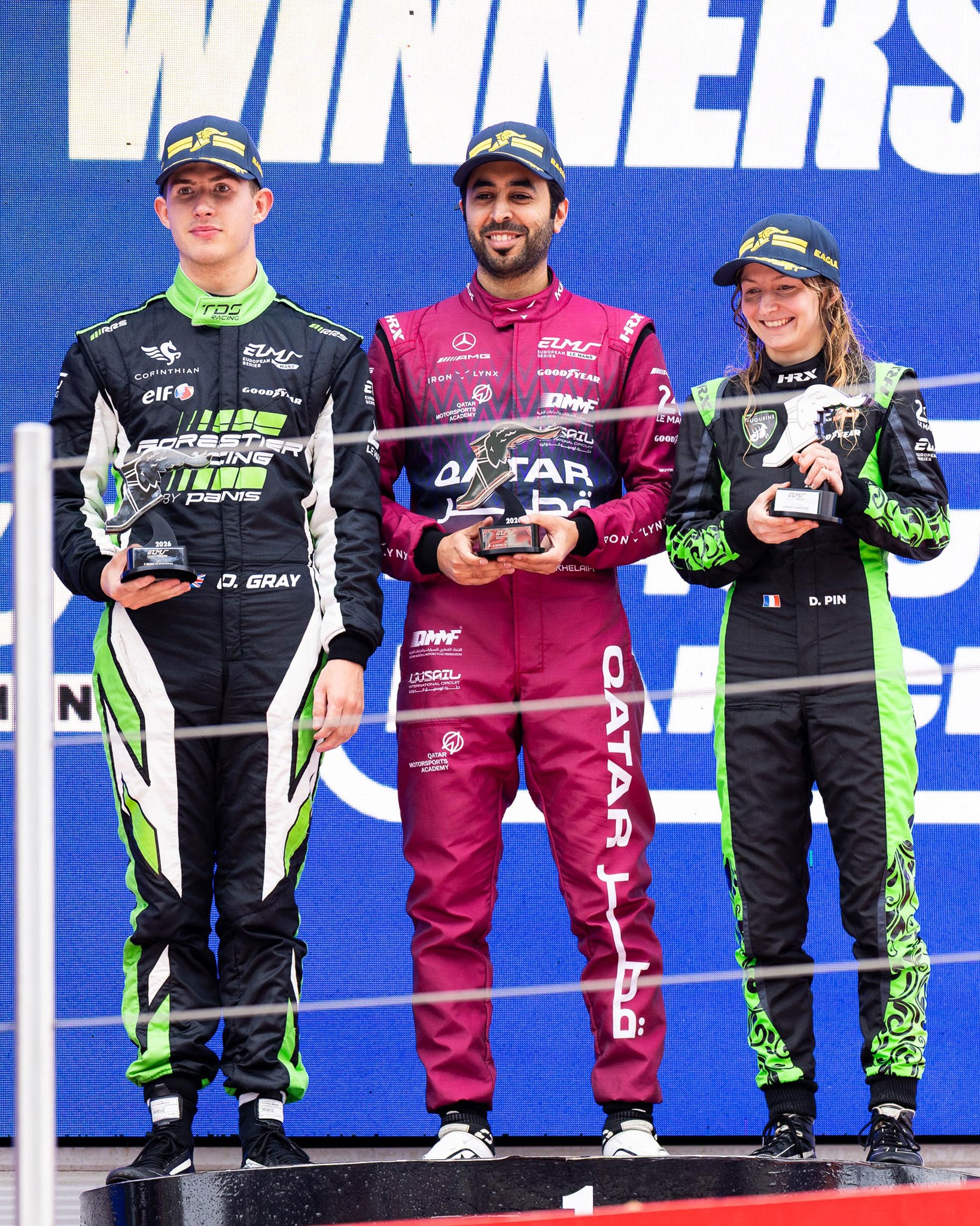 Top performers of the weekend - your Goodyear Wingfoot Award winners in Barcelona 🇪🇸 @olliegray_, @a