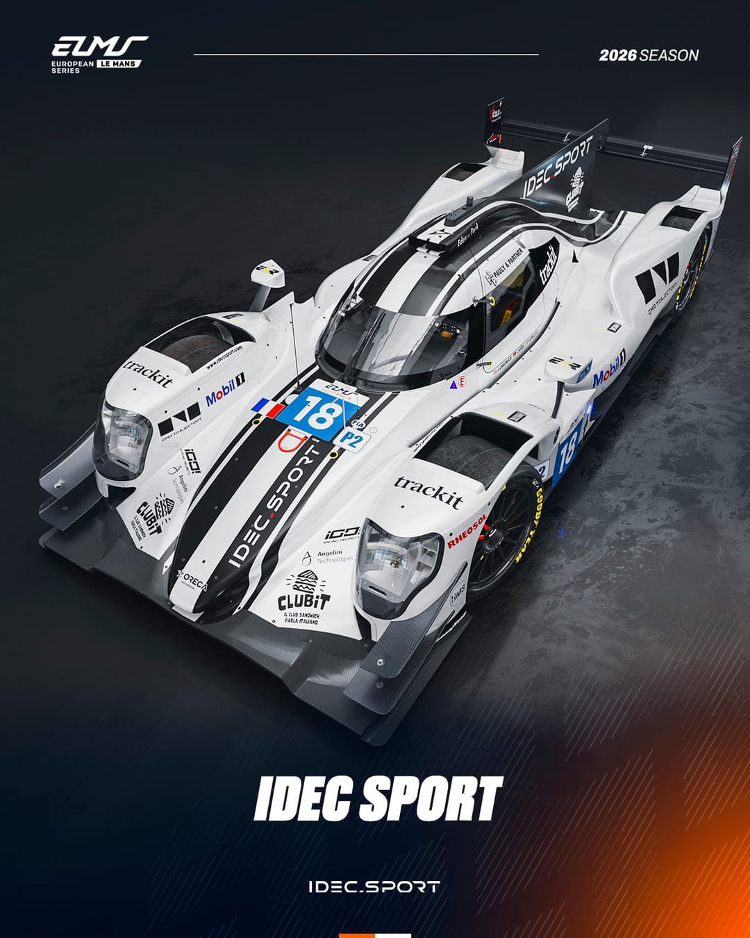 All set for the LMP2 title battle. 👊 @idecsportracing reveals its 2026 colours. Both the No.18 and N
