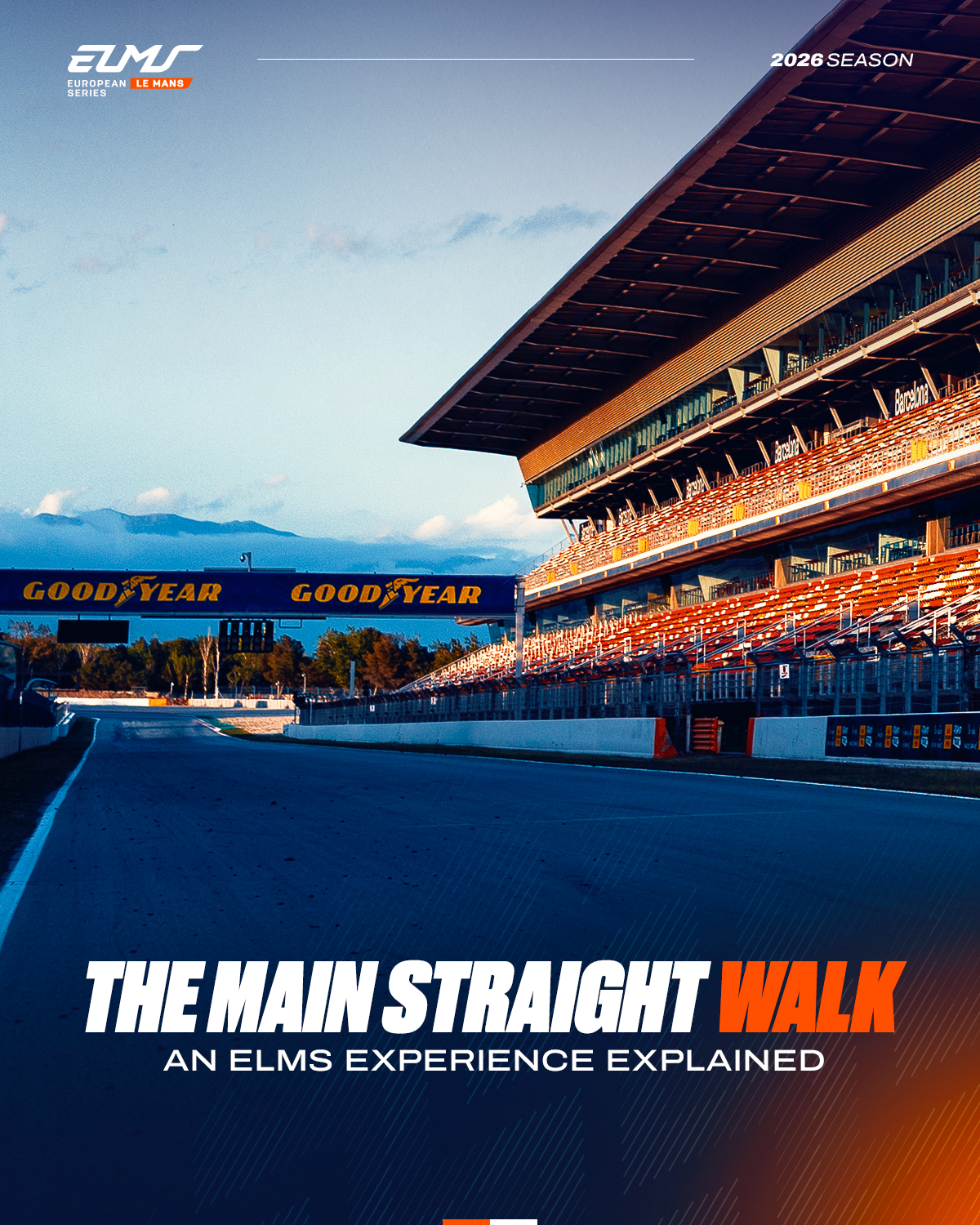 A brand-new experience to make your weekend even more special: the Main Straight Walk. ✨ You asked f