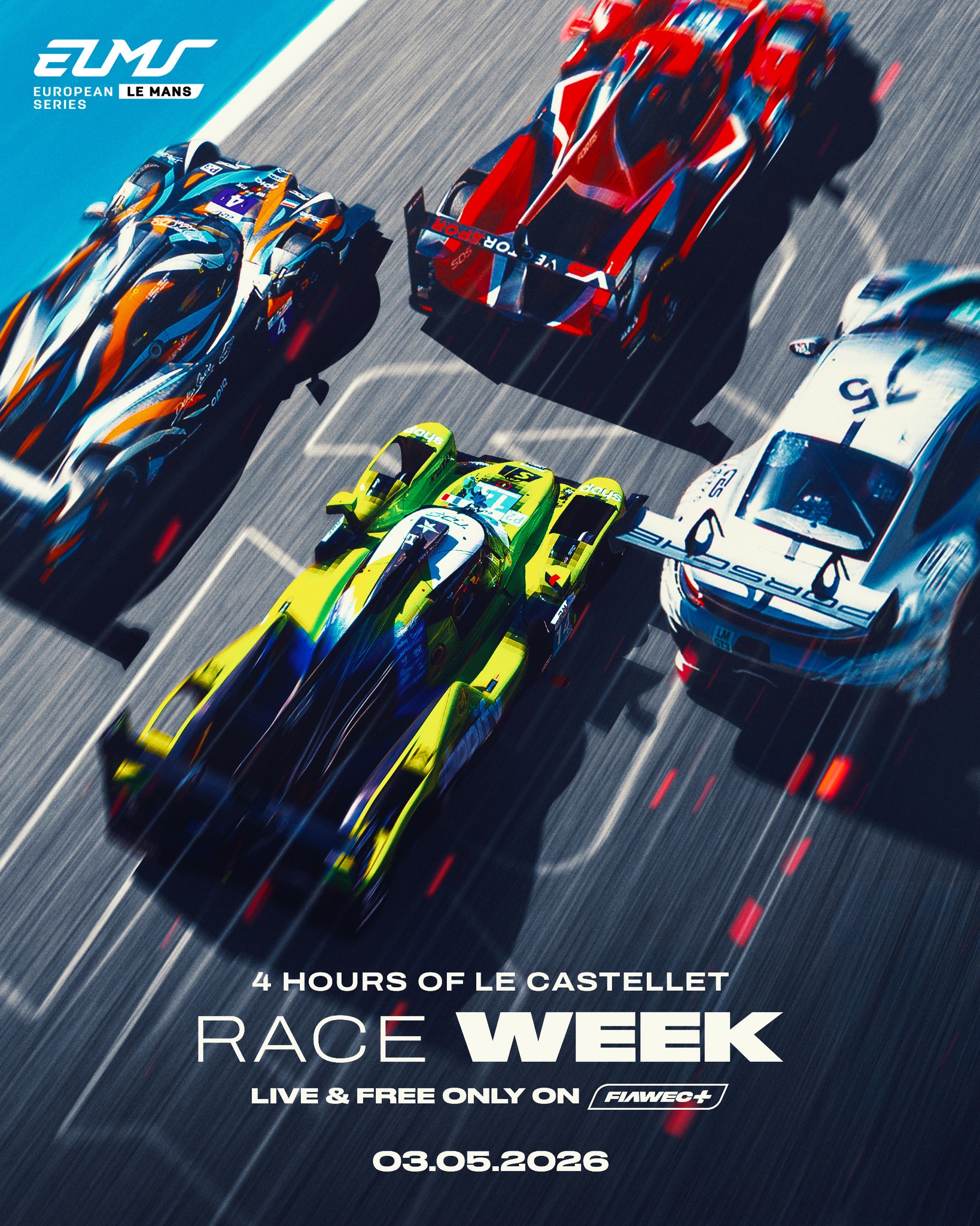 The Mistral wind is picking up… it’s Race Week in Le Castellet! 🔥 Round 2 of the European Le Mans Se