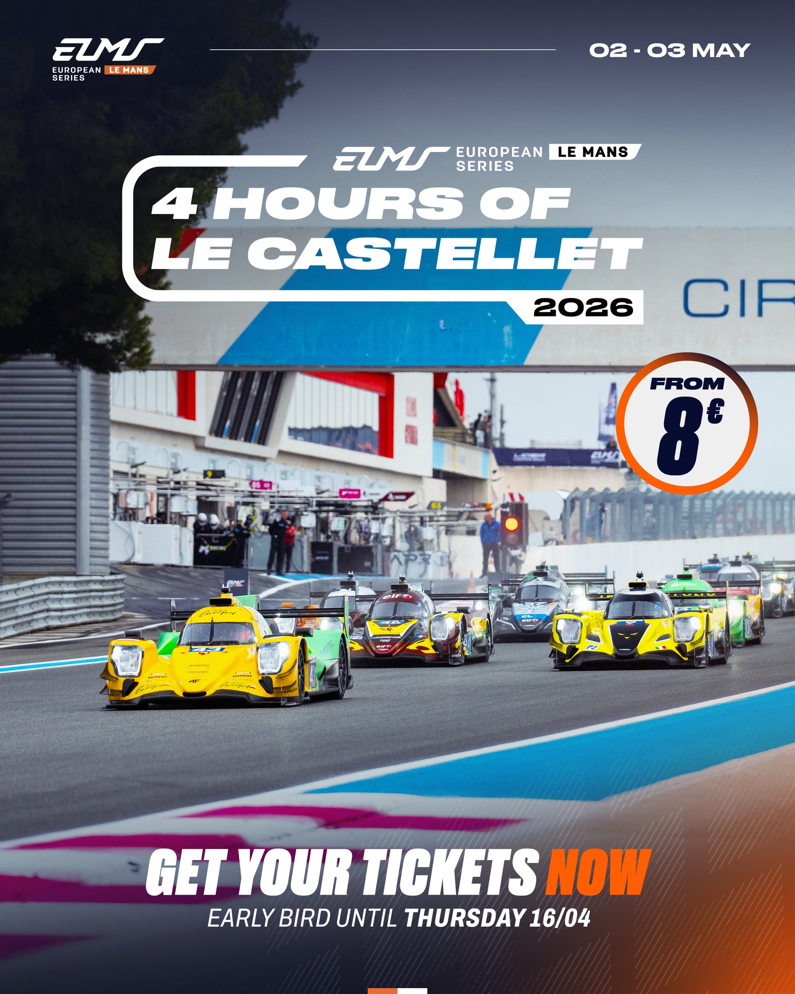 Spain delivered - now it’s time for France. 🇫🇷 Round 2 is calling! Join us for the #4HLeCastellet on