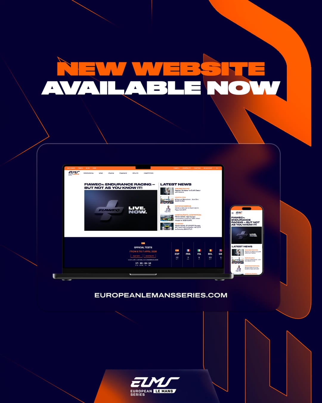 Our new website is live! 🖥️📱 Just like our 2026 grid, our new website is faster, bolder, and bigger.