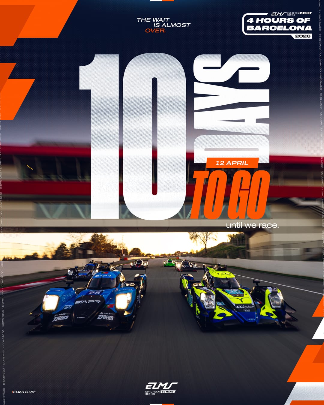 We’re just 10 days away from the start of the season! 🌟 The #ELMS Tests and the #4HBarcelona are set