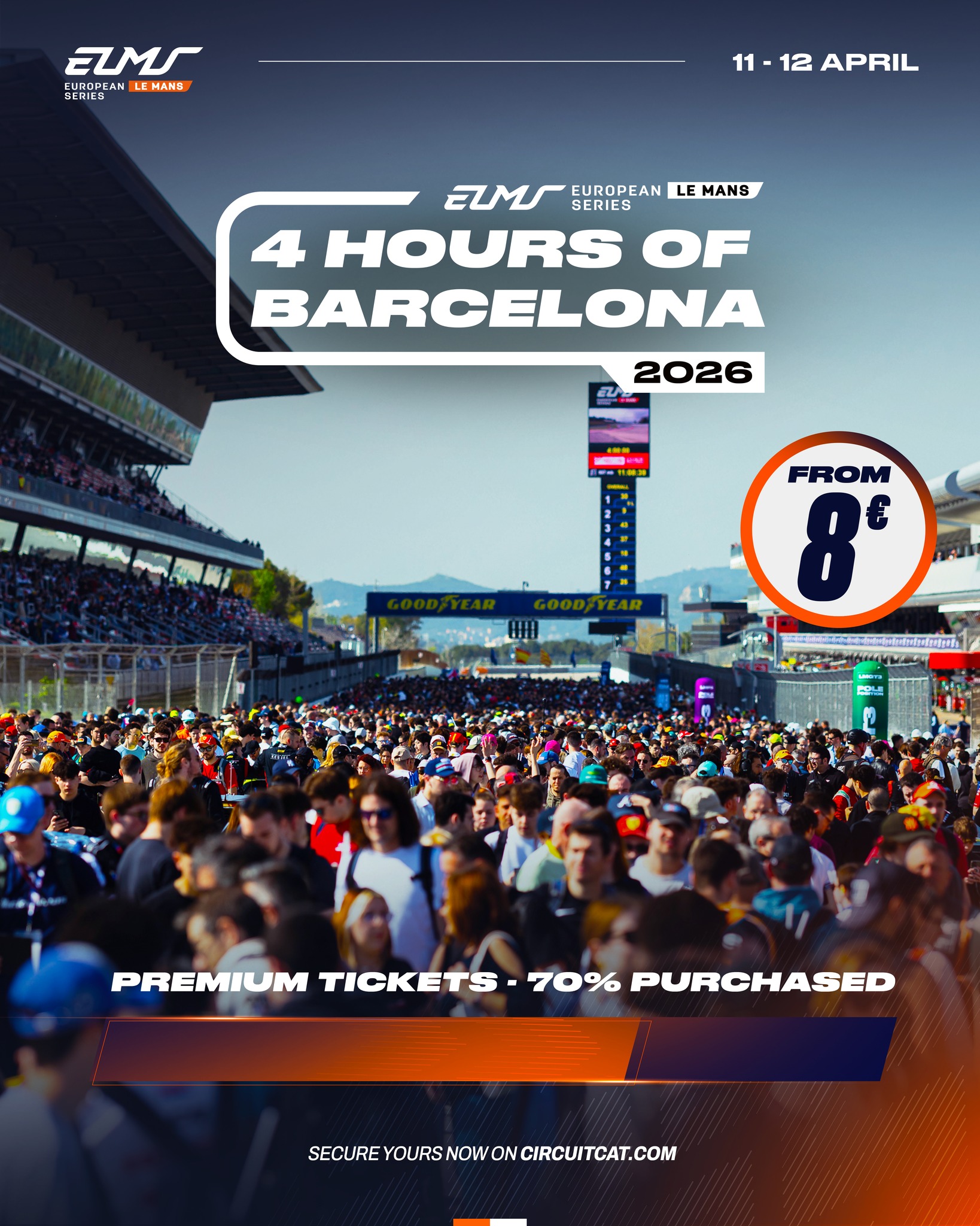 Race Weekend is almost here - don’t miss your chance to be part of it! Experience #ELMS at its best 